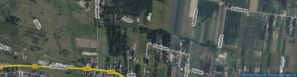 Zdjęcie satelitarne Leśna ul.